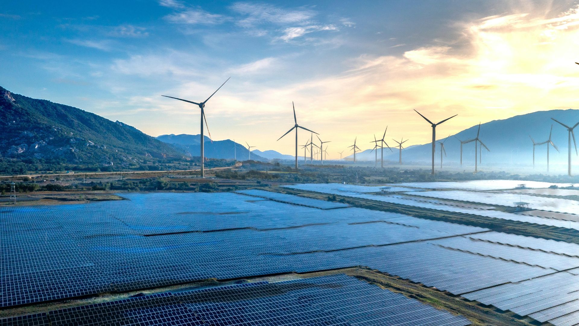 Renewable energy wire harness